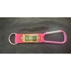 Acrylic Blinking Solar Powered Key Chain 2.6" Long W/Ring, "Goddess" 2009